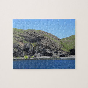 Dramatic Dragon Face Cliffs Isle of Skye Fantasy  Jigsaw Puzzle