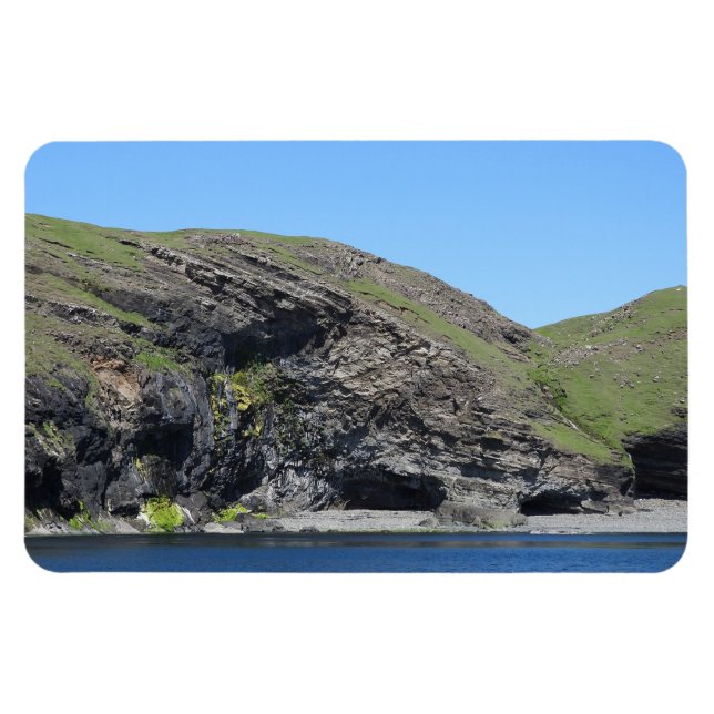 Dramatic Dragon Face Rock Formation Mythical Lands Magnet (Horizontal)
