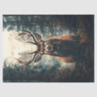 Dramatic Elk in the Woods Decoupage