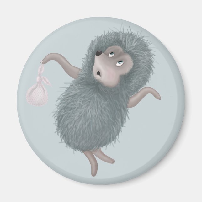 Dramatic Hedgehog Magnet (Front)