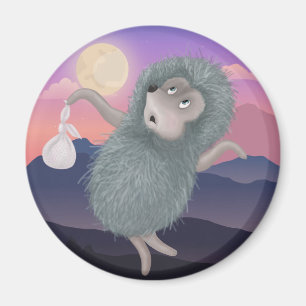 Dramatic Hedgehog Magnet