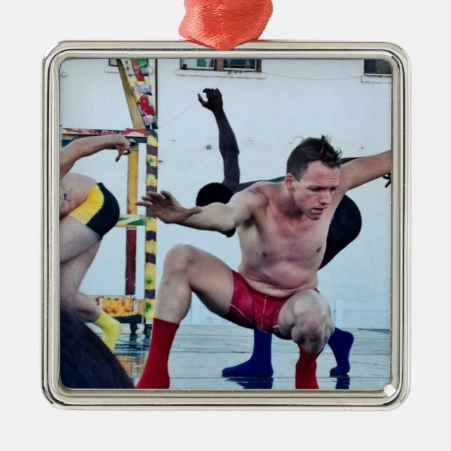 Dramatic Interpretive Dance - Performing Arts Metal Tree Decoration (Front)