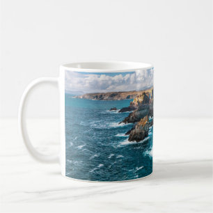 Dramatic landscape at Mizen Head on Atlantic coast Coffee Mug