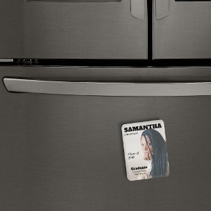 Dramatic Magazine Style Graduation Magnet