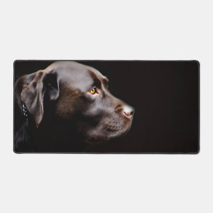 Dramatic Pet Portrait Photo Template Desk Mat