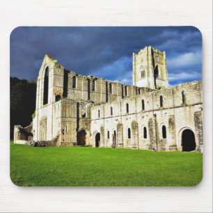 Dramatic Picture Of Fountains Abbey Right Before S Mouse Mat