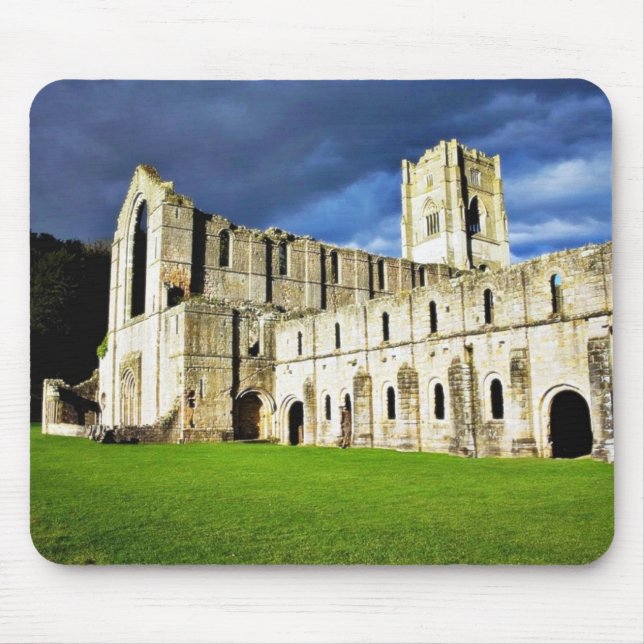 Dramatic Picture Of Fountains Abbey Right Before S Mouse Mat (Front)