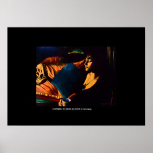 Dramatic Poster, LISTENING TO MUSIC (c) S.Tammany Poster