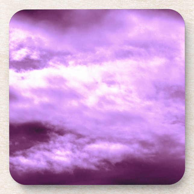 Dramatic Purple Sky Coaster (Front)