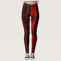 Dramatic Red and Black Stripes Diamond Pattern