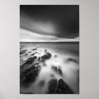 Dramatic rocky shore