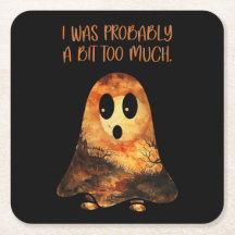 Dramatic Sarcastic Halloween Ghost 