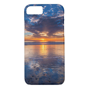 Dramatic seascape, sunset, CA iPhone 8/7 Case