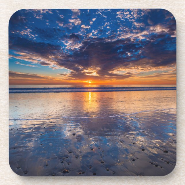 Dramatic seascape, sunset, CA Coaster (Front)