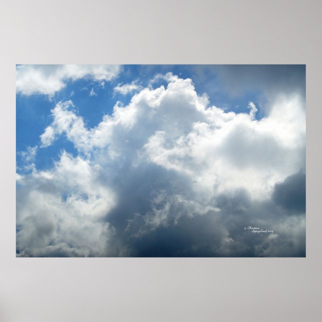 Dramatic Storm clouds in Florida Poster (Front)