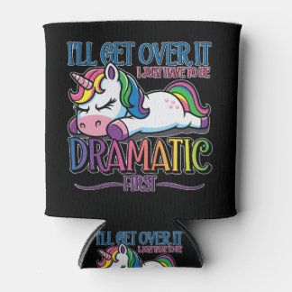 Dramatic Unicorn Can Cooler