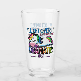 Dramatic Unicorn Glass