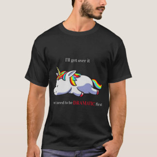 Dramatic Unicorn T-Shirt