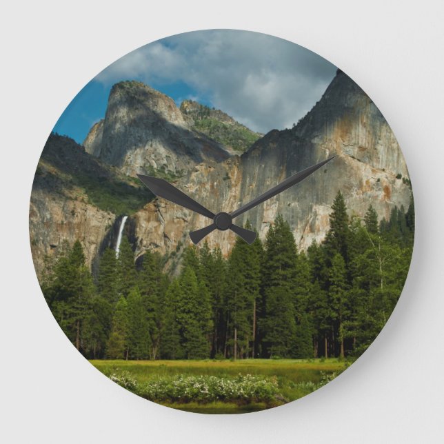 Dramatic View Of Yosemite Valley From The Gates Large Clock (Front)