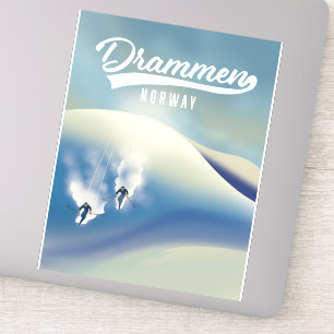 Drammen Norway ski poster