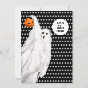 Drank Funny Adult Halloween Ghost Party Invitation