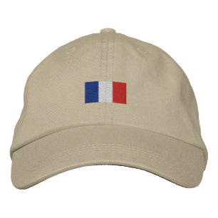 Drapeau de la France chapeau - Allez Les Bleus! Embroidered Hat