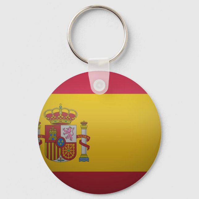 Drapeau de l'Espagne. Key Ring (Front)