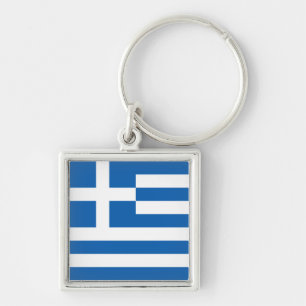 Drapeau Grèce Key Ring