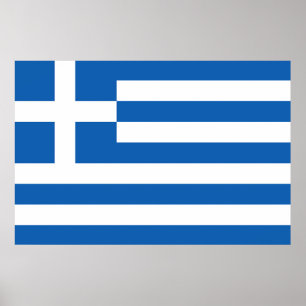 Drapeau Grèce Poster