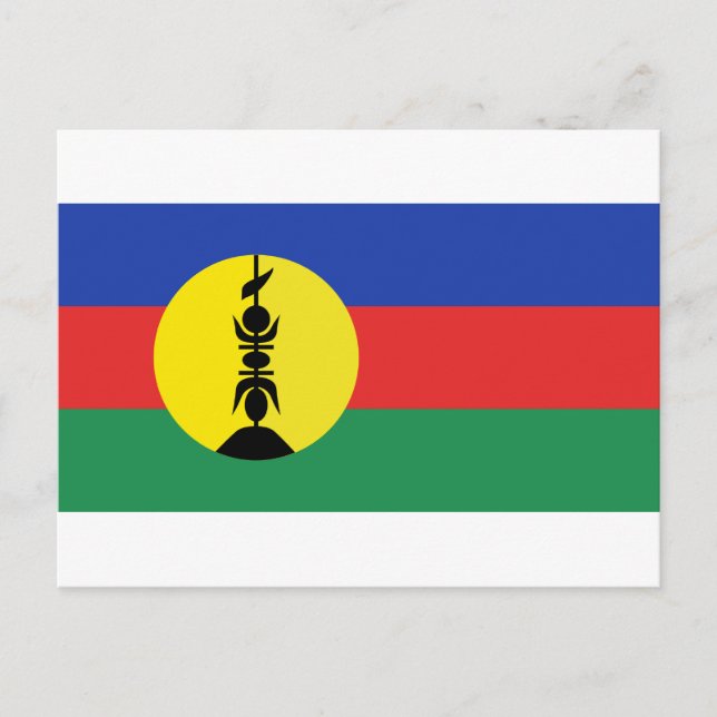 Drapeau Nouvelle-Calédonie - New Caledonia Flag  Postcard (Front)
