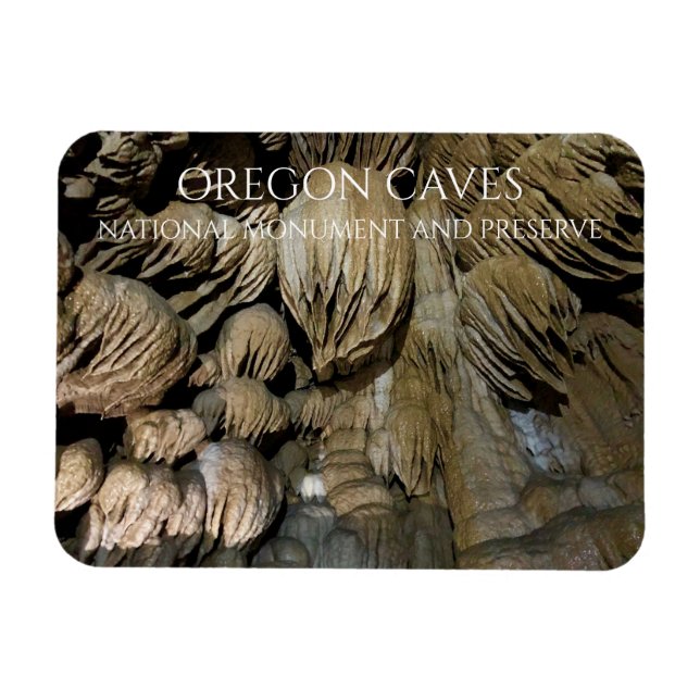 Drapery Formation Paradise Lost, Oregon Caves Magnet (Horizontal)