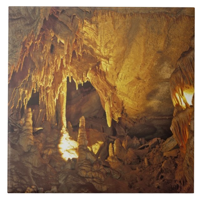 Drapery Room, Mammoth Cave National Park, Tile (Front)