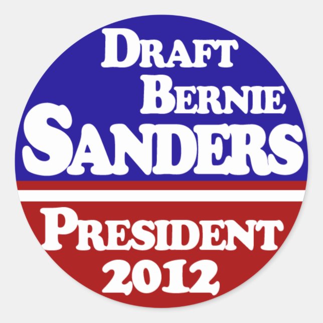 Draught Bernie Sanders Stickers (Front)