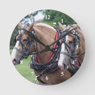 Draught   Horse 372 Clock