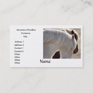 Draught   Horse Business Cards