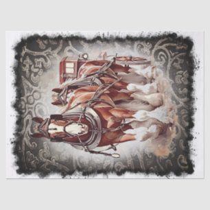Draught Horse Decoupage Tissue Paper