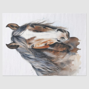 Draught Horse Decoupage Tissue Paper