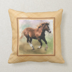 Draught   horse foal cushion