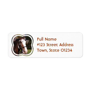 Draught Horse Rescue Mailing Label