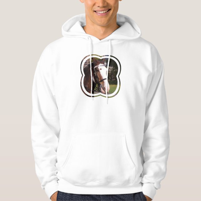 Draught   Horse Rescue Men's Hooded Sweatshirt (Front)