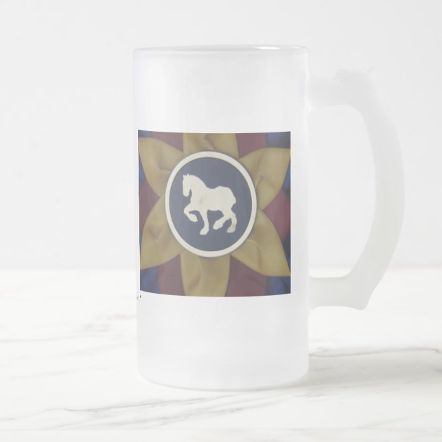 Draught Horse Rosette Mug (Right)