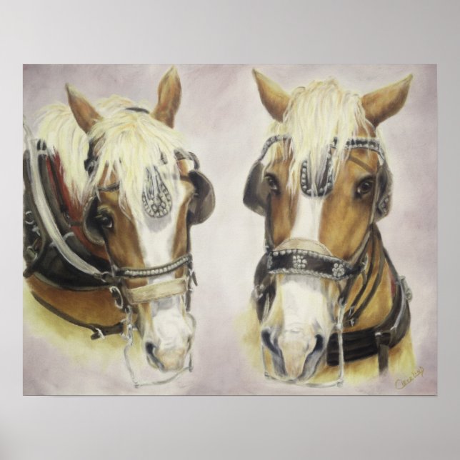 Draught Horses Poster (Front)