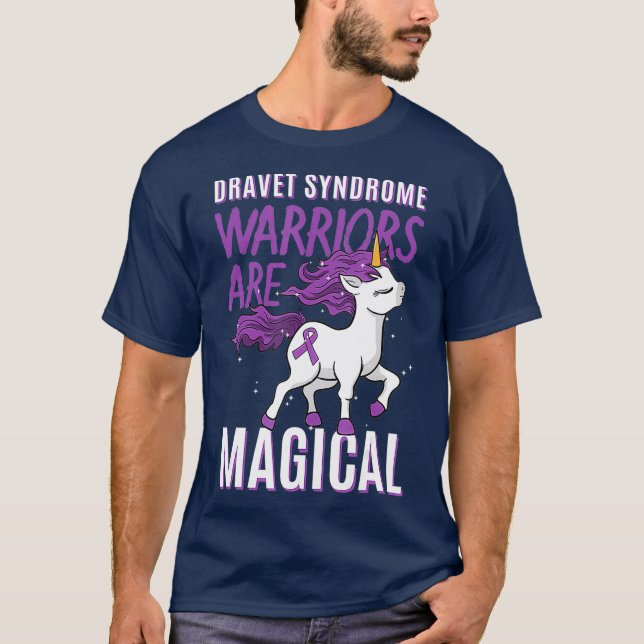 Dravet Syndrome Warrior SMEI Childhood Epilepsy T-Shirt (Front)