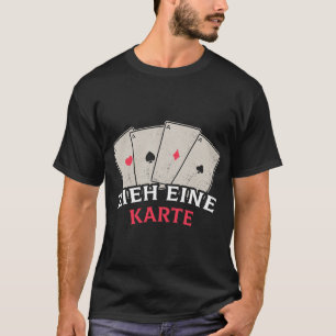 Draw a card wizard saying magic trick T-Shirt
