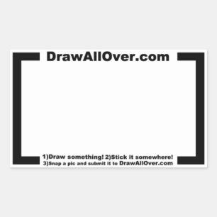 Draw All Over Sticker