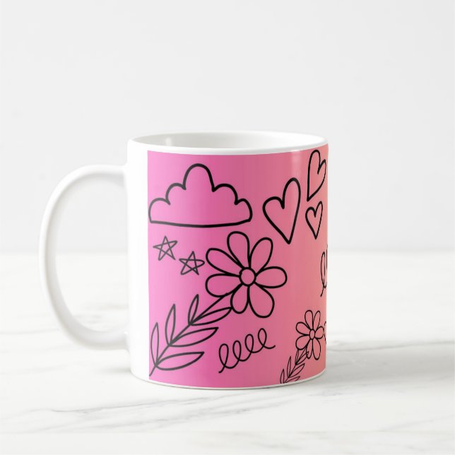DRAW  COFFEE MUG (Left)