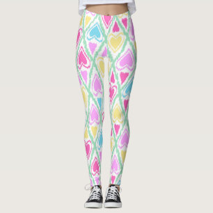Draw heart, heart, love, Valentine's day Leggings