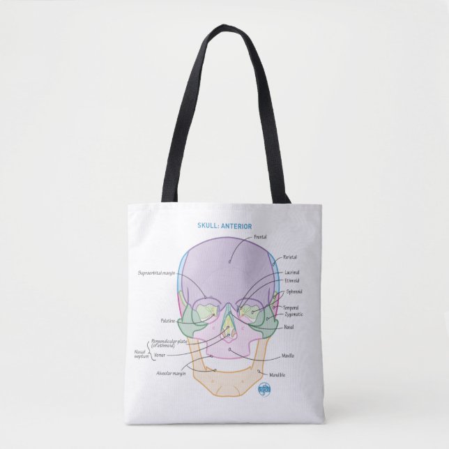 Draw it to Know it Skull Tote Bag (Front)