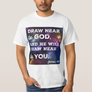 Draw Near to God Design T-Shirt