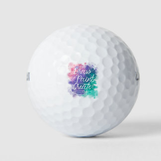 Draw, Paint, Create Golf Balls